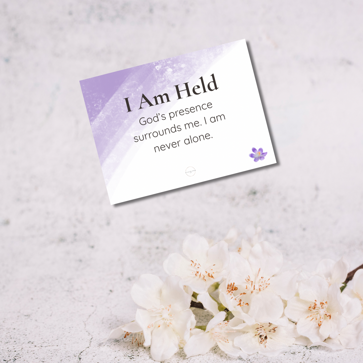 Faith Whispers: 12 Christian Affirmation Cards