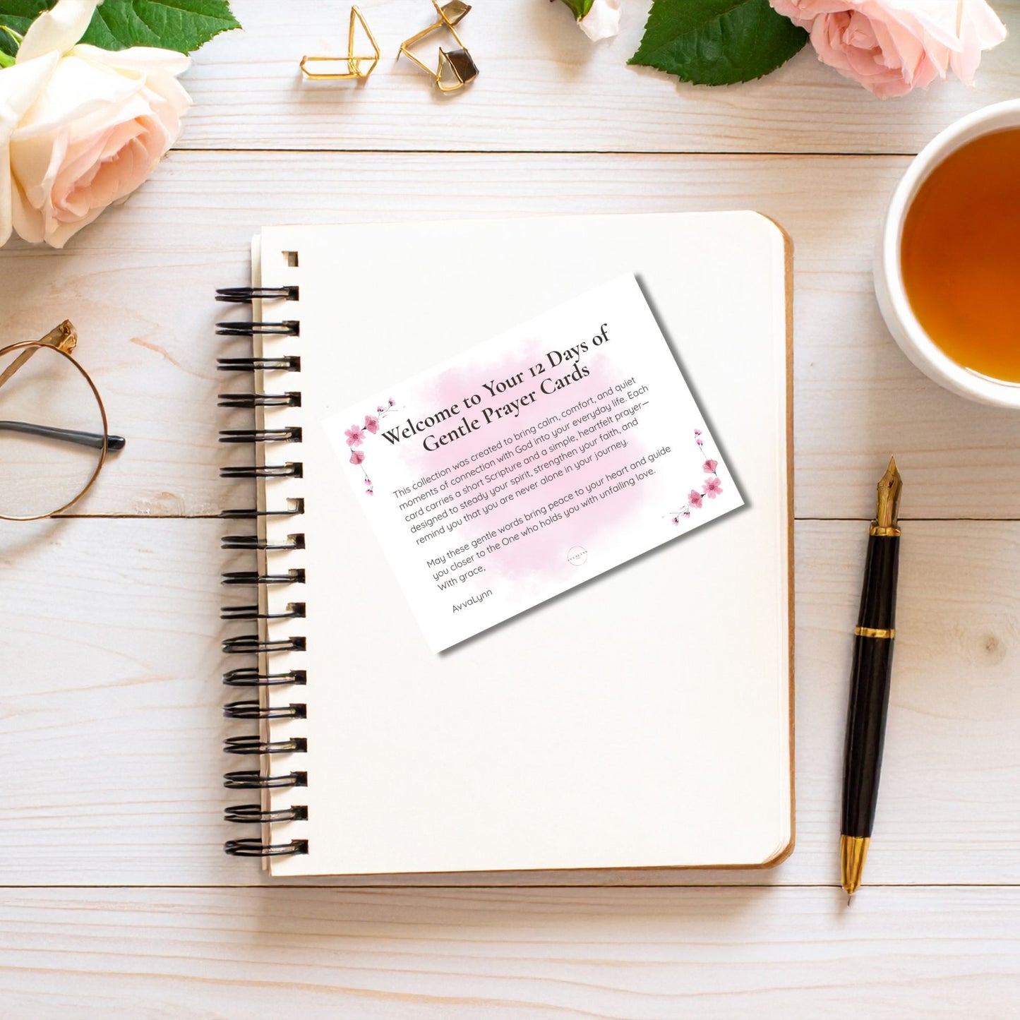 12 Days of Gentle Prayer Cards – Printable Scripture & Prayer Set