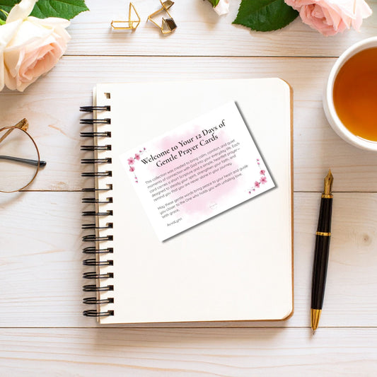 12 Days of Gentle Prayer Cards – Printable Scripture & Prayer Set