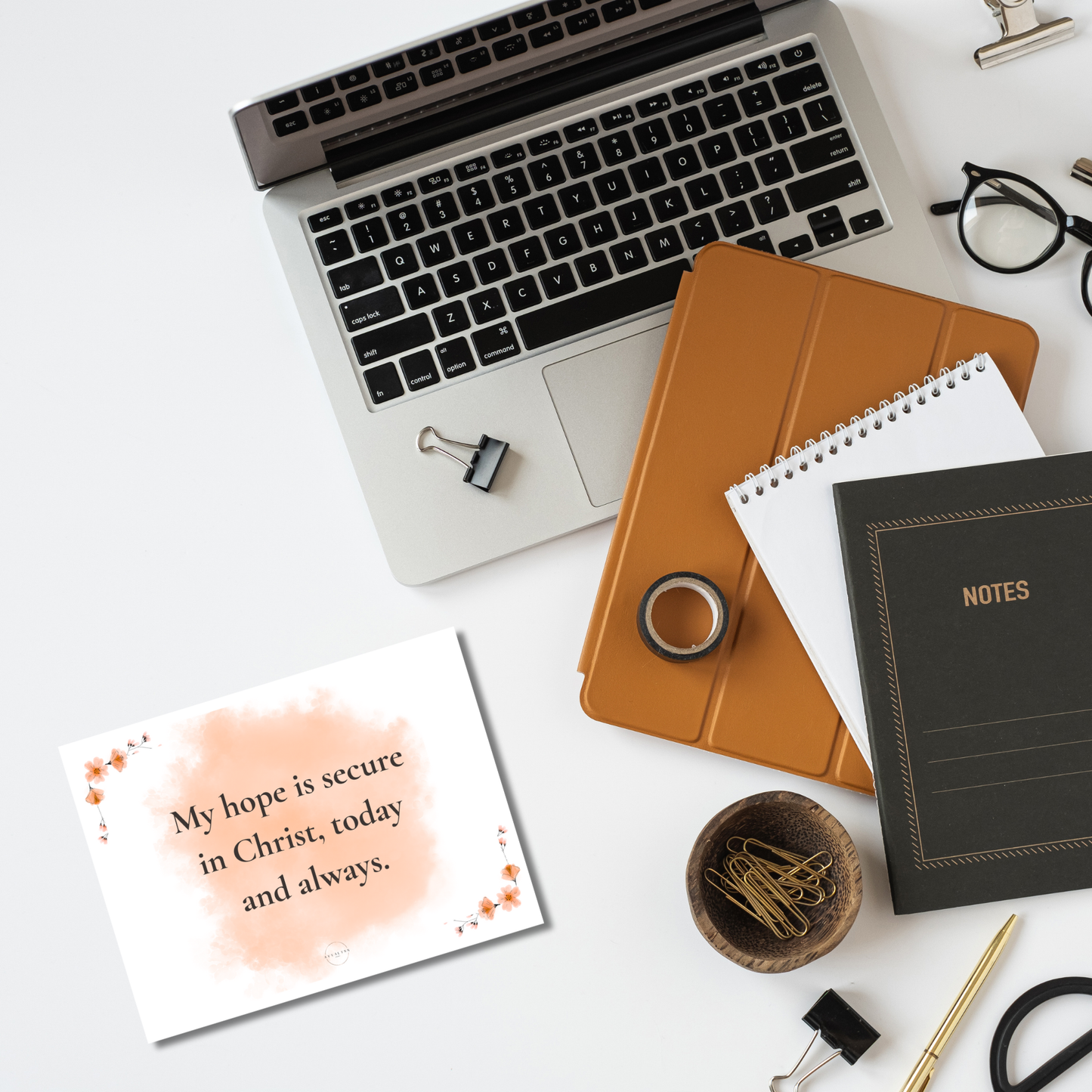 20-Day Christian Affirmation Cards – Printable Encouragement Set